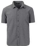 1612-CBS Men's Chambray S/S Dress Shirt