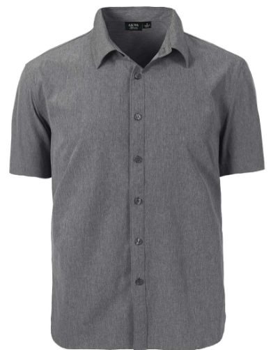 1612-CBS Men's Chambray S/S Dress Shirt