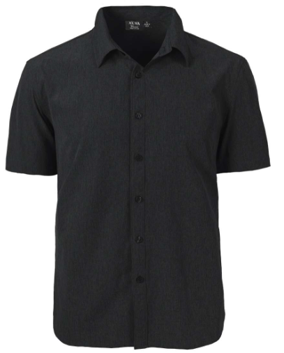 1612-CBS Men's Chambray S/S Dress Shirt